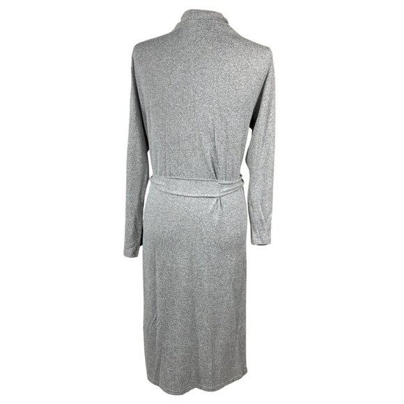 Natori Women's Robe Lounge Cardigan Belted Heather Grey Size S Small - Picture 3 of 8